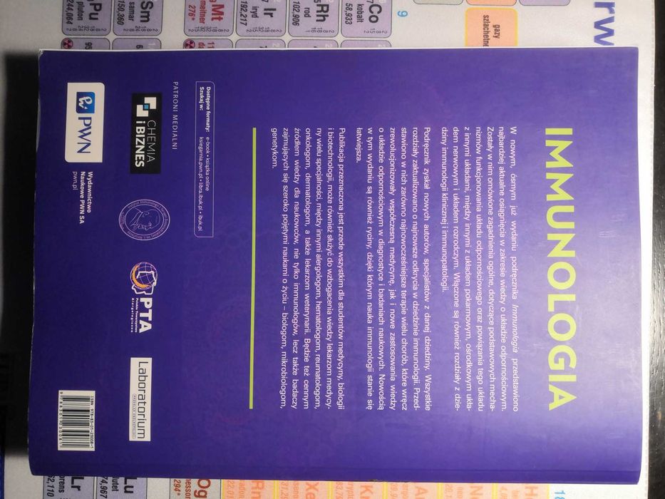 Histologia Sawicki, Immunologia Gołąb
