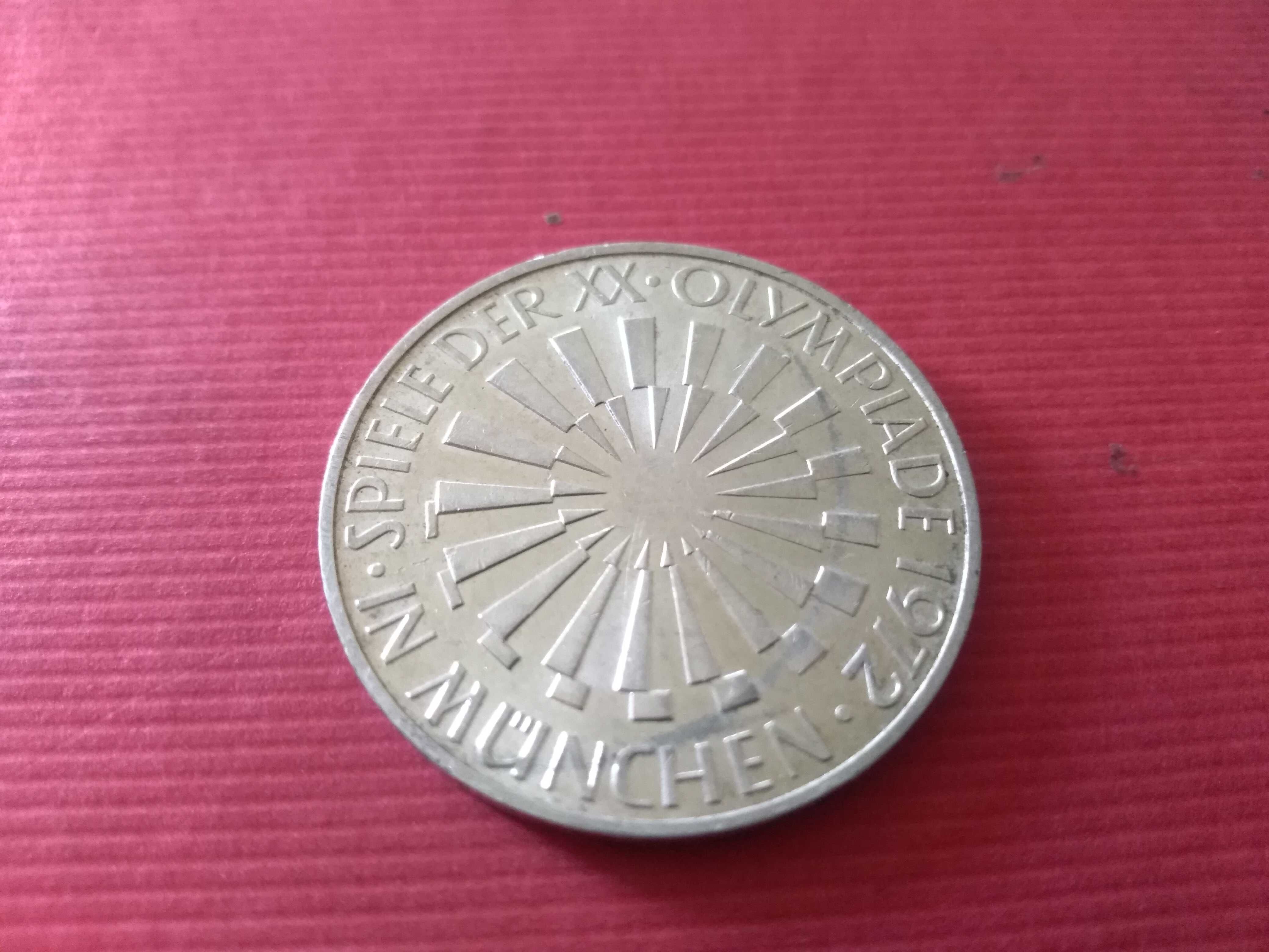 Srebrna moneta - Igrzyska XX Olimpiady w Monachium