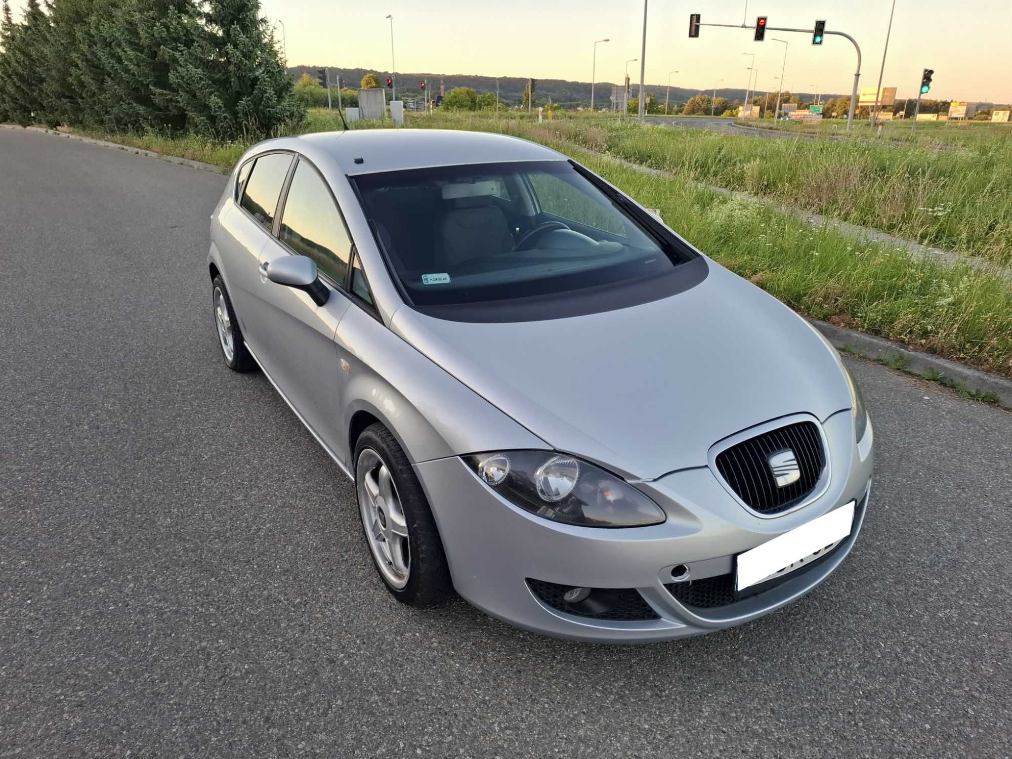 Seat Leon II 1.9 TDI 105KM 2007r Klima Tempomat PDC Alu
