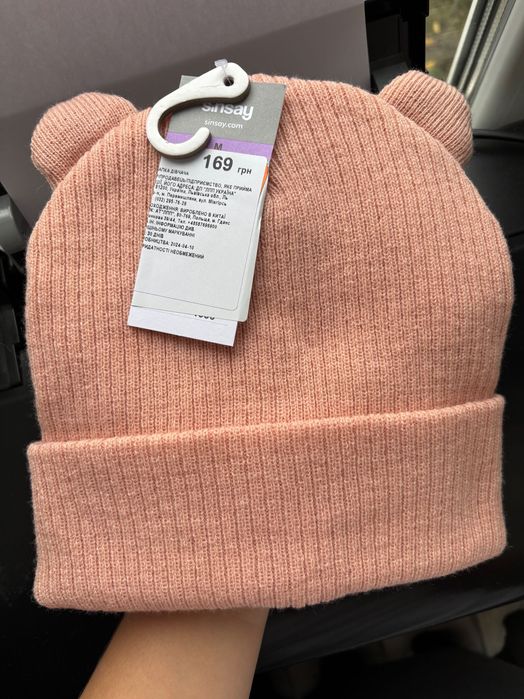 Шапка для девочка 5-7 лет