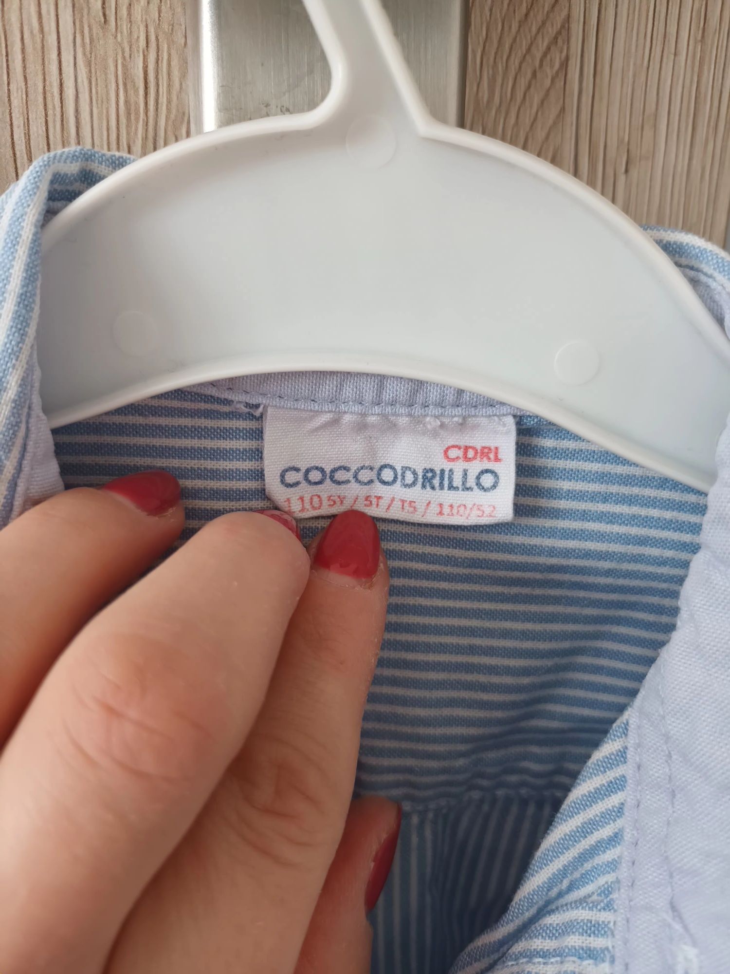 Koszula chłopięca roz 110 z cocodrillo