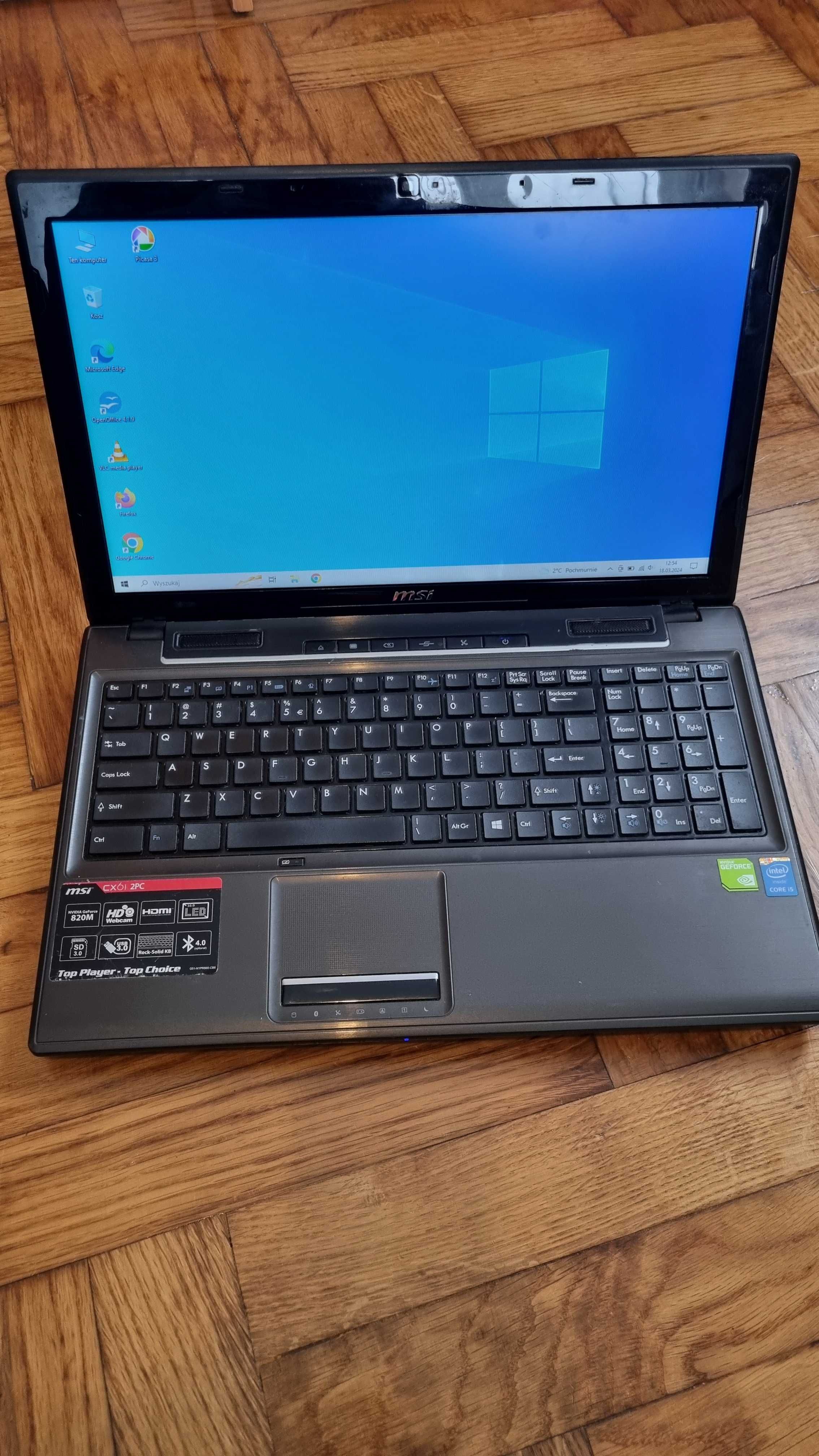 Laptop MSI CX61  2PC-1448XPL