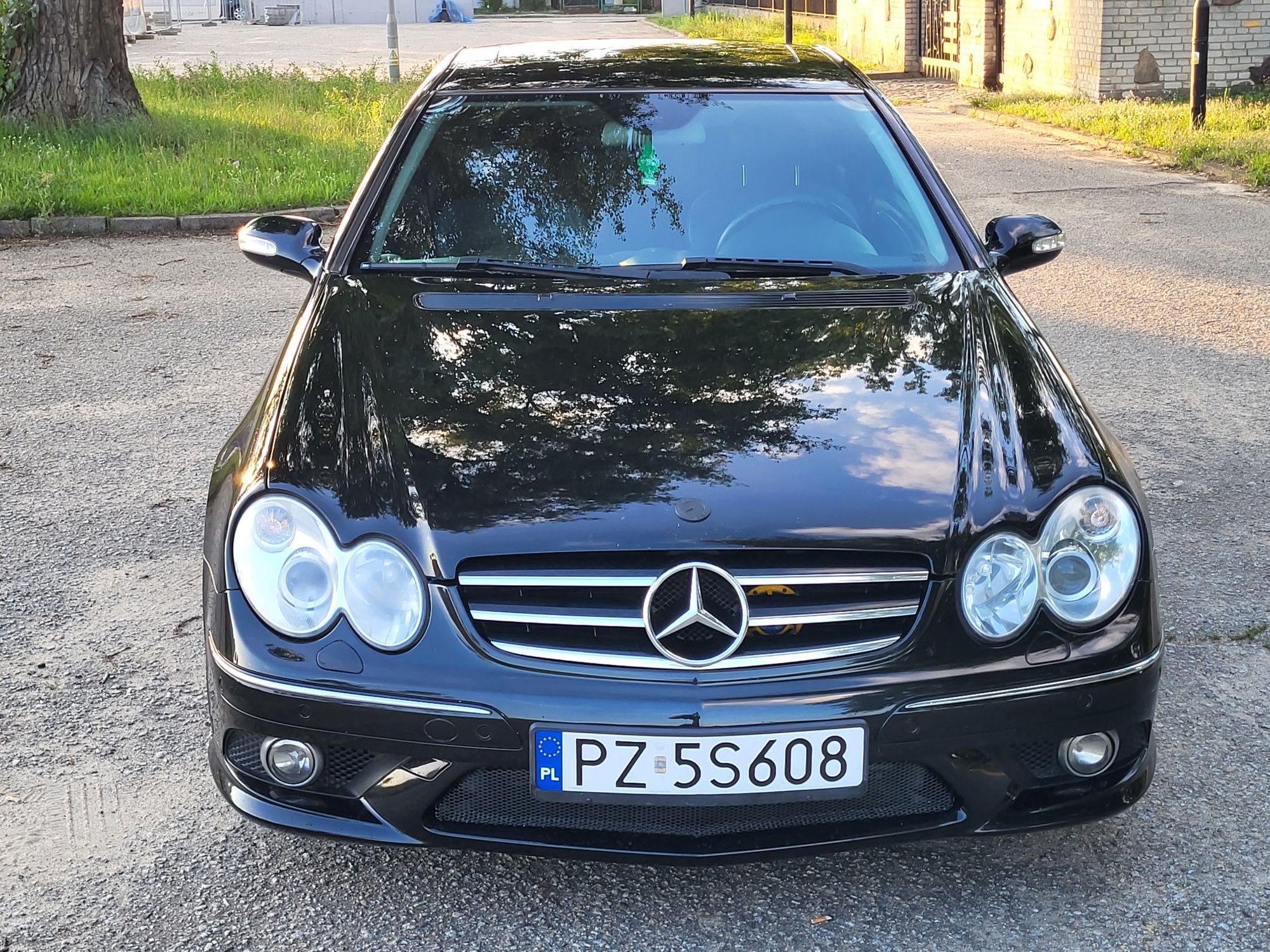Mercedes CLK 320 pakiet AMG Avantgarde, czarny, W209 3.2 M112 automat