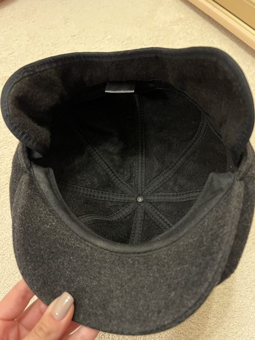 Фурчик Кепка чоловіча осінь зима 2 шт шкіряна та драпова