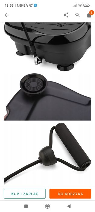 Platforma wibracyjna gymtek Do ćwiczeń uda szczupla sylwtka