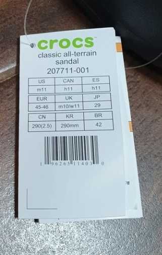 Crocs Classic All-Terrain Sandal оригінал 44 45