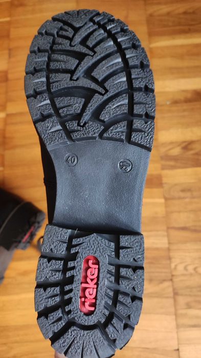 Зимові черевики жіночі, жіночі черевики Rieker, черевики на шнурівці