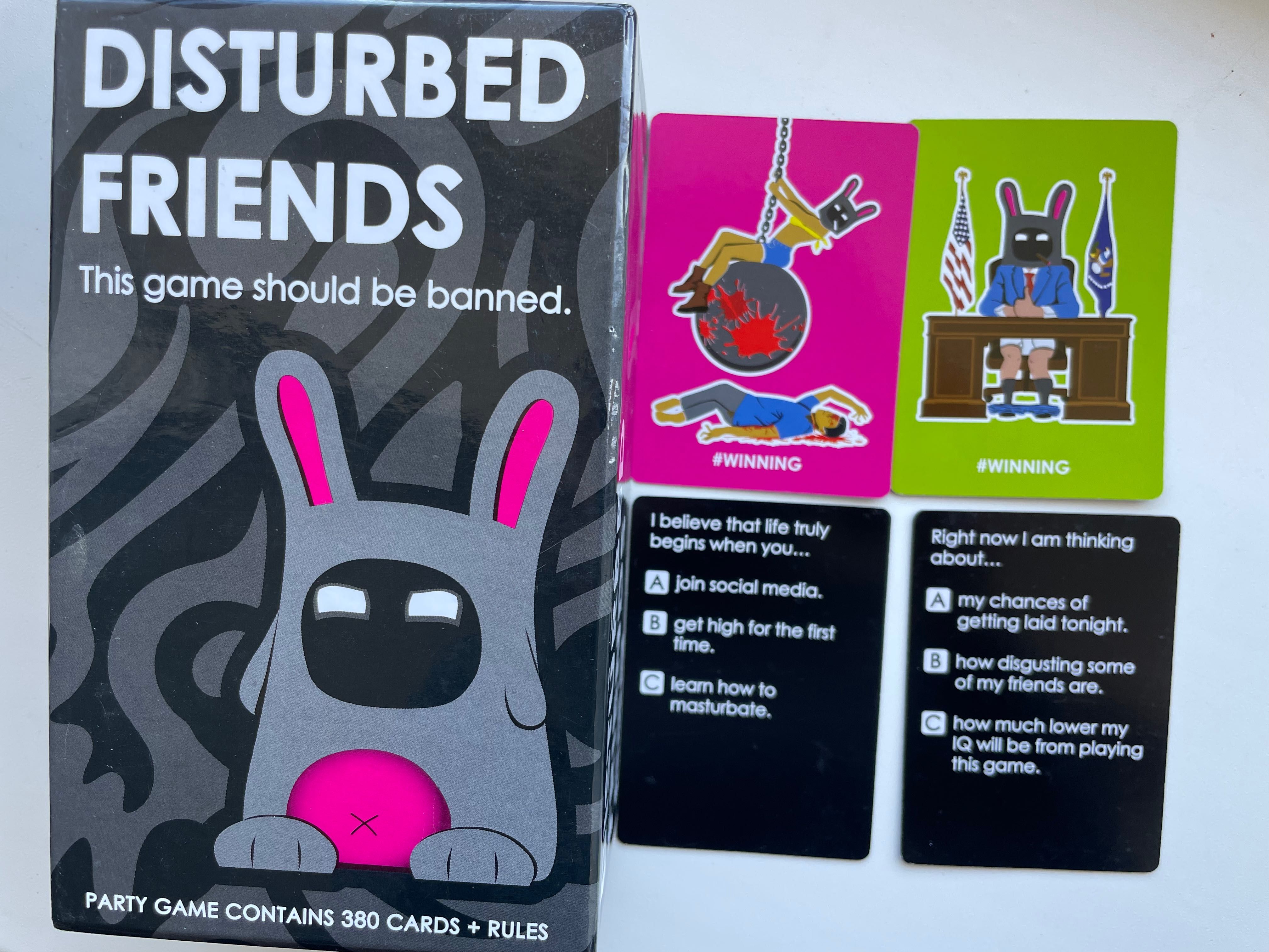 Настільна гра Disturbed friends 380 карт, версія 18+