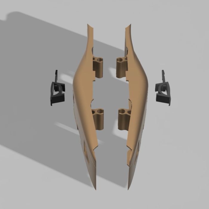 Захист стеку, серво камери і тримачі антен xt60 fpv mark4 v2 10 дюймів