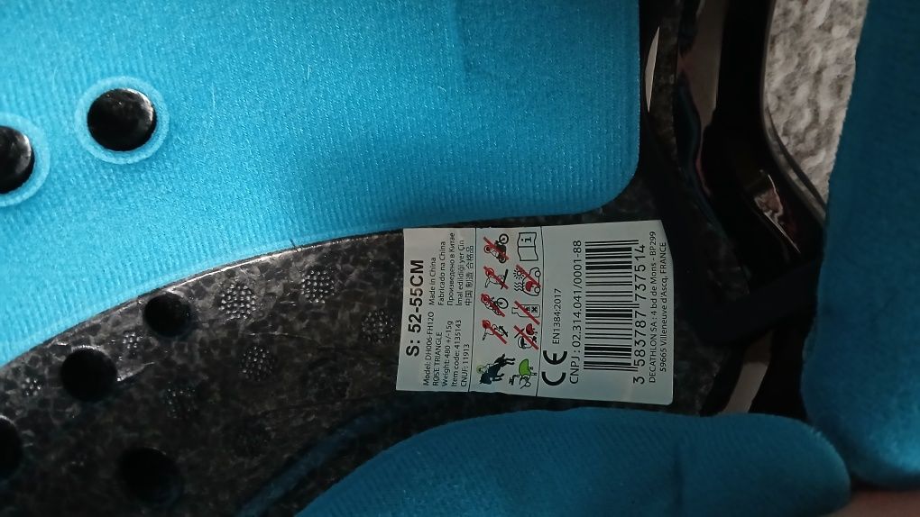 Kask jeździecki dziecięcy fouganza 120 toczek