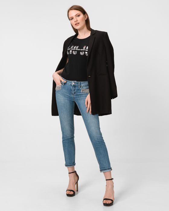 Jeansy rurki ze zdobieniem Liu Jo 30