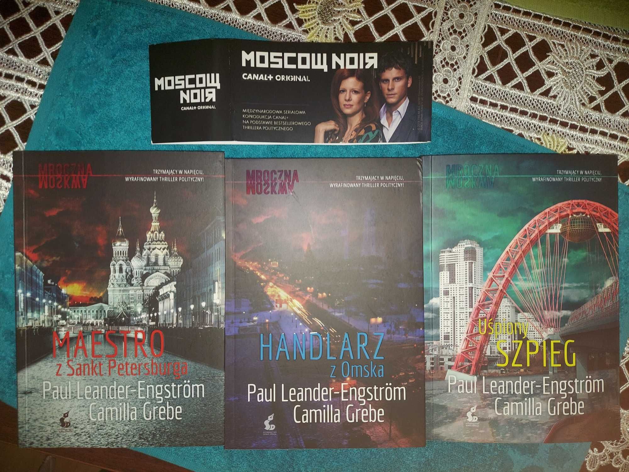 Trylogia"Mroczna Moskwa"3 szt,Paul Leander-Engstrom,Camilla Grebe