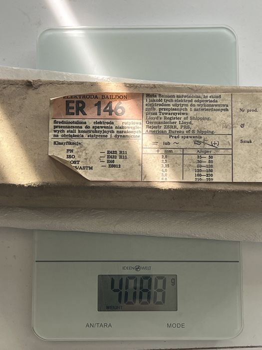 Elektrody rutylowe ER-146 Baildon 2 mm (PRL)