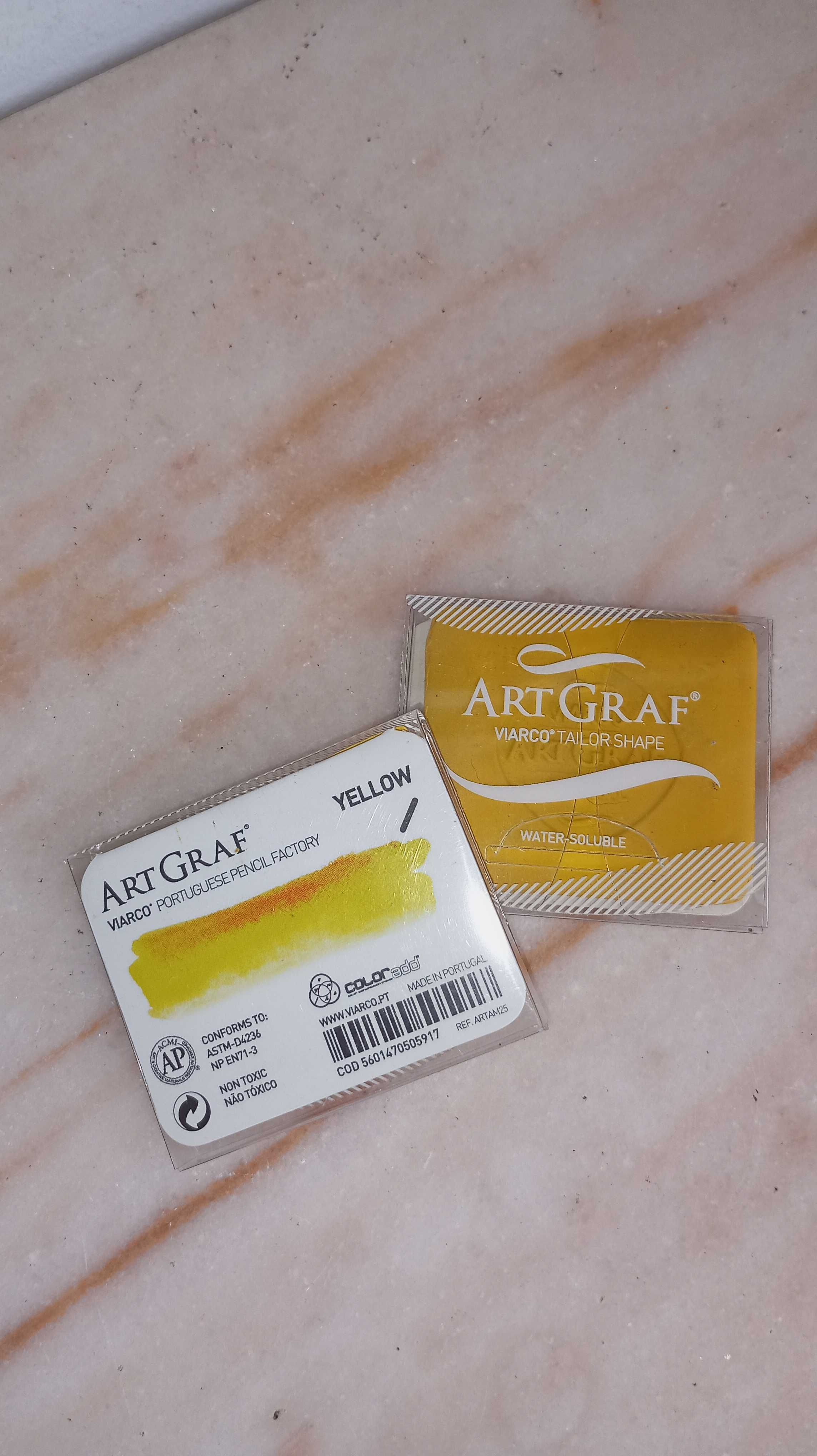 Grafite Aguarelável Artgraf - Forma de Alfaiate (AMARELO)