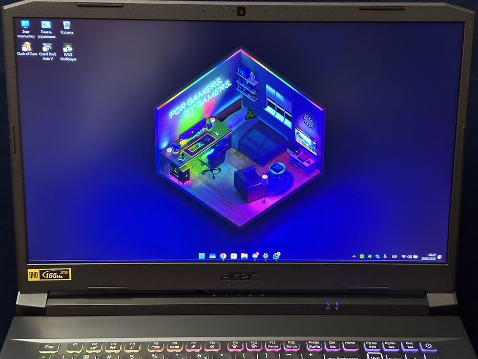 Acer Nitro 5 17.3 QHD 165 Гц AMD Ryzen 9 5900HS 32 DDR4 RTX 3080 8Gb