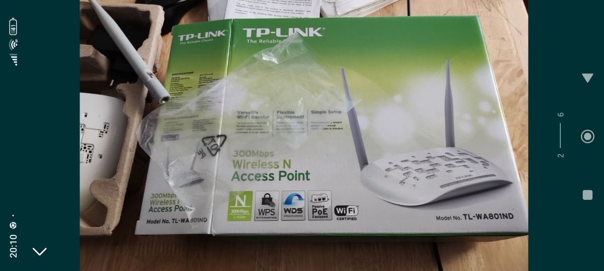 Acess point repetidor Tp Link TL-WA801ND