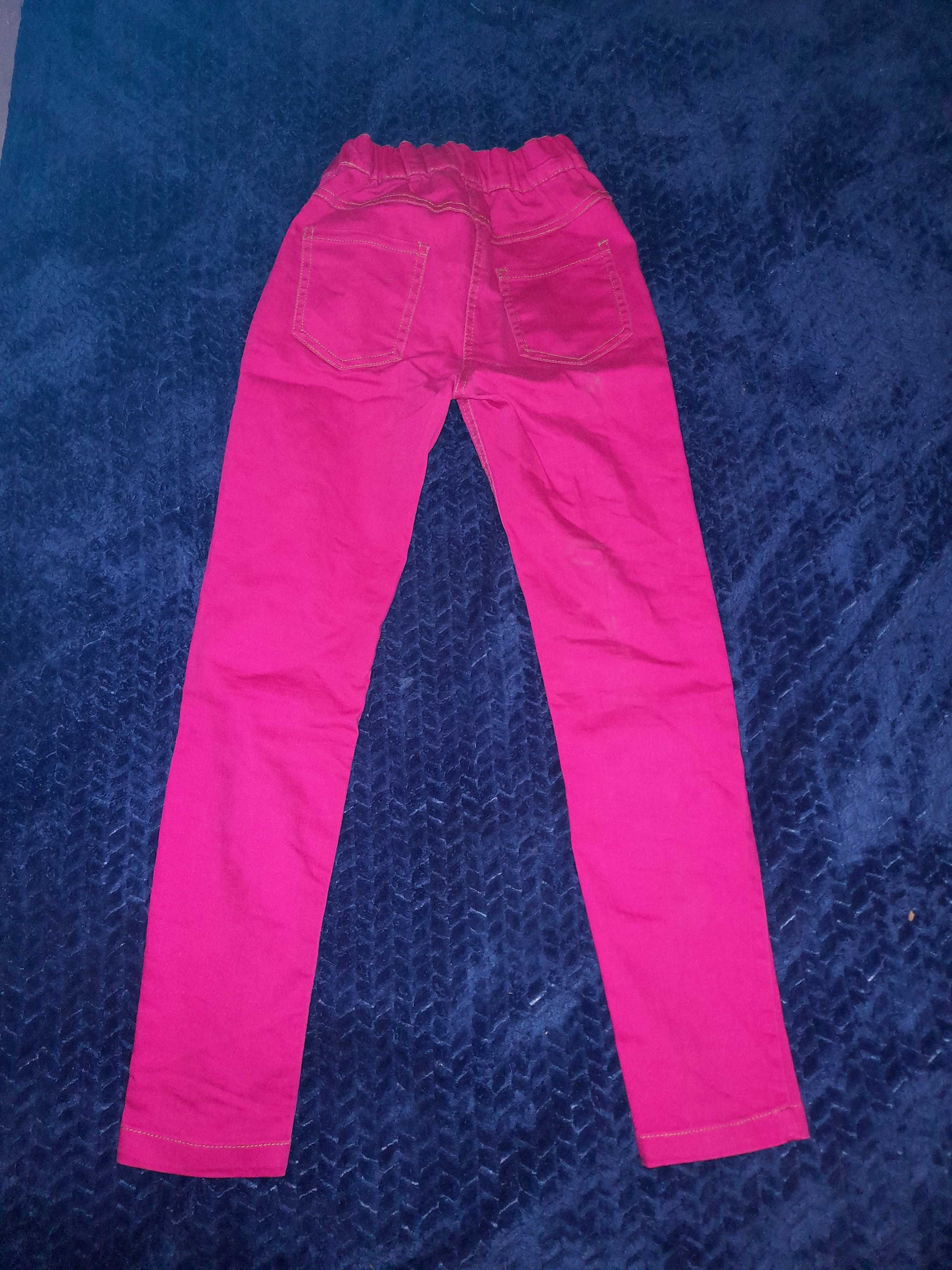 Różowe spodnie na gumce PEPPERTS