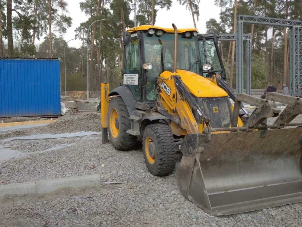 Оренда екскаватора послуги навантажувача колісного JCB 3cx