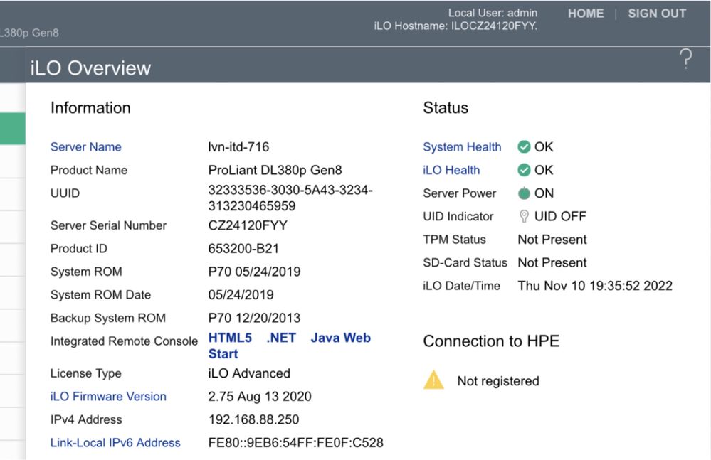 Сервер HP ProLiant DL380p Gen8