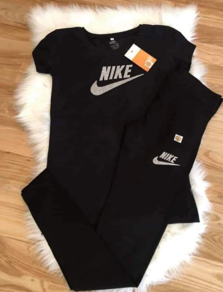 Komplet damski leginsy i koszulka Nike Puma Guess Tommy Hilfiger Boss