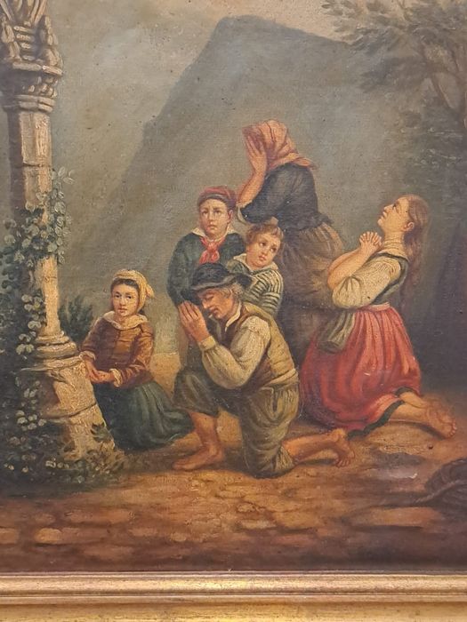 Quadro a óleo antigo