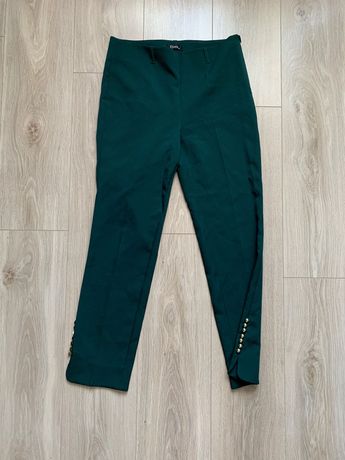 Spodnie zielone w kant r. 36S