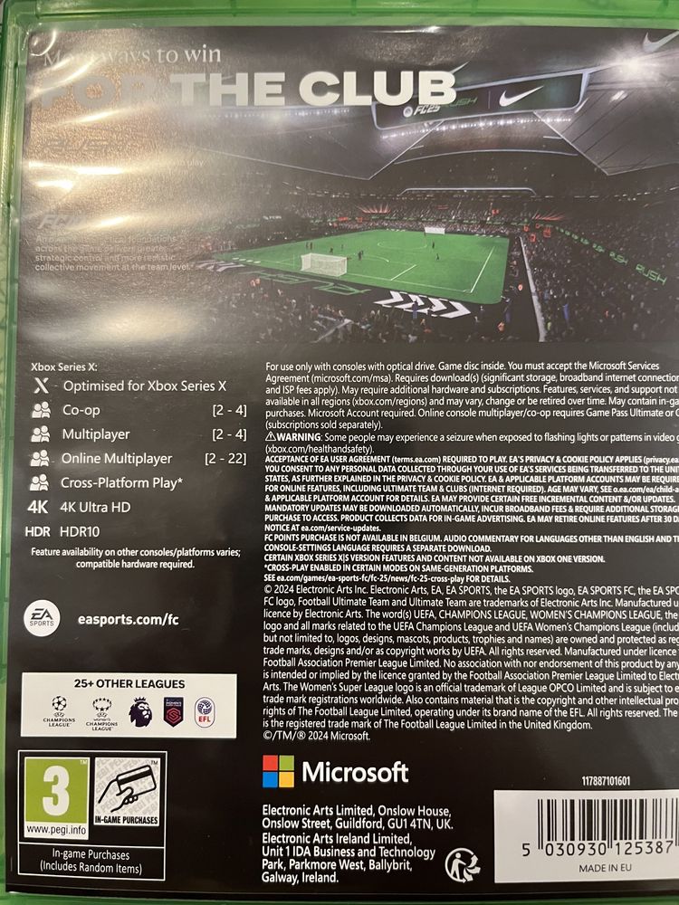 Продам диск футбол FC 2025 на Xbox