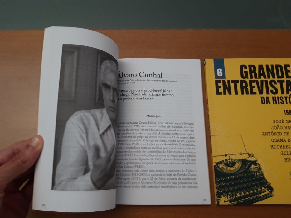 Colecção "Grandes Entrevistas da História" do Expresso (volumes 5/6/7)