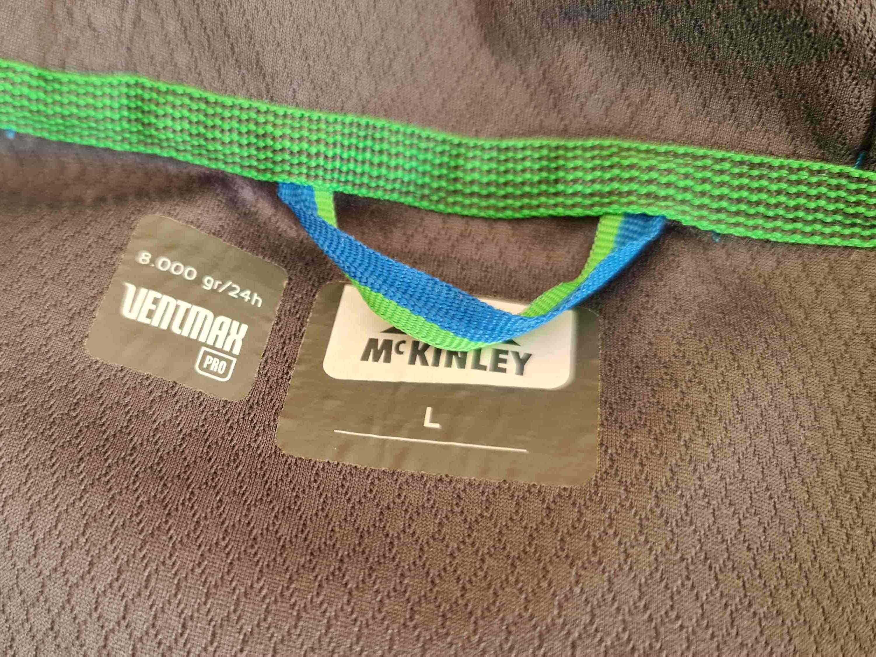 Softshell McKinley, membrana 8000, kurtka z kapturem, rozm. L/XL