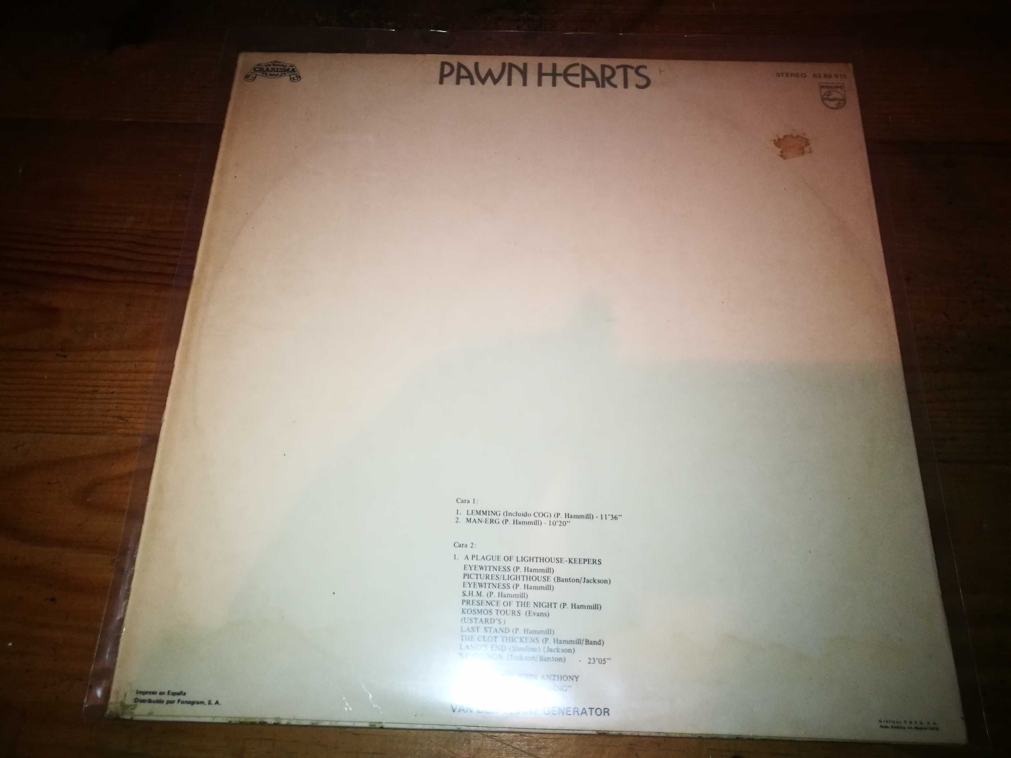 VAN DER GRAAF GENERATOR  "Pawn Heart" (Ed Esp-Capa Diferente- 1972) LP