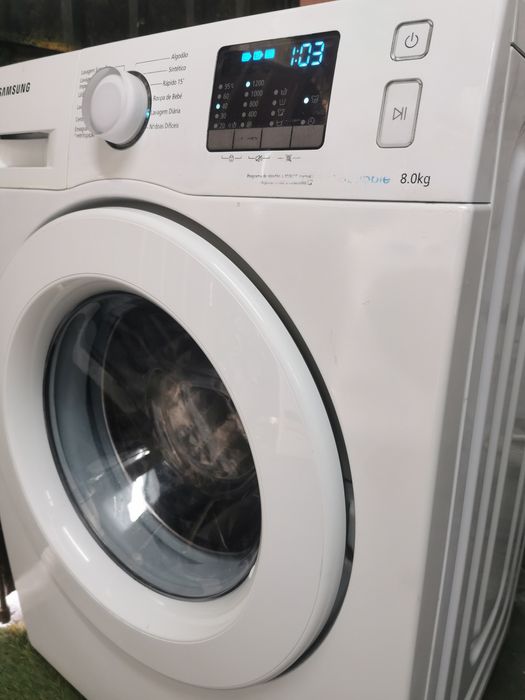 Máquina de lavar roupa samsung 8kg 1200rpm faço entrega
