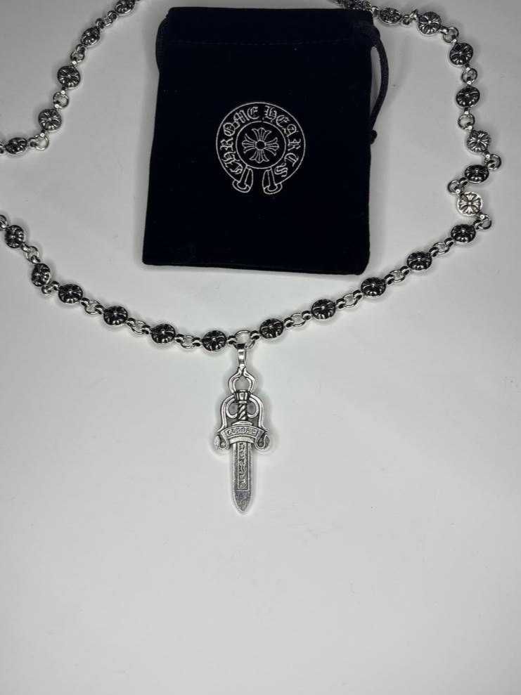 Підвіска Chrome Hearts | Кулон Хром Хартс з мечем | Нові