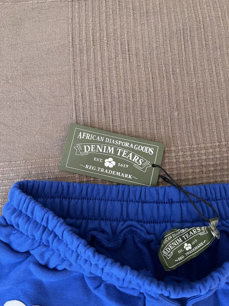 Calções azuis denim tears M