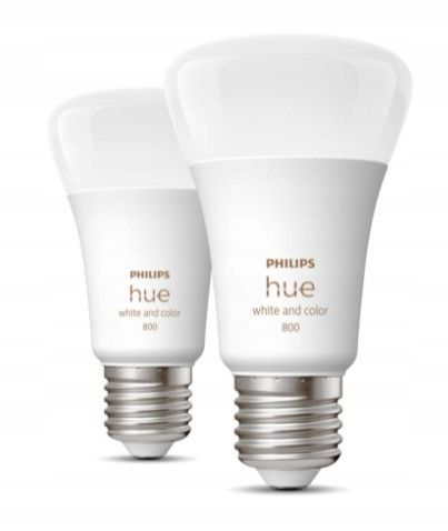 Philips Hue White and Color Ambiance E27 2-pak