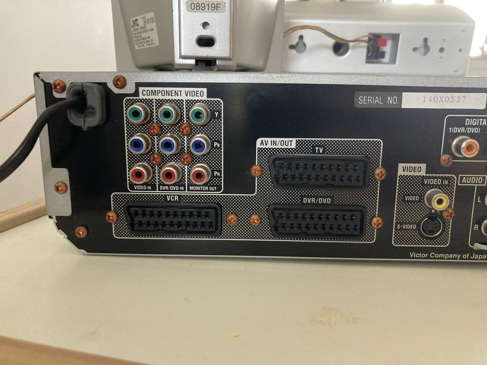 Amplituner JVC RX-D201 działający zestaw