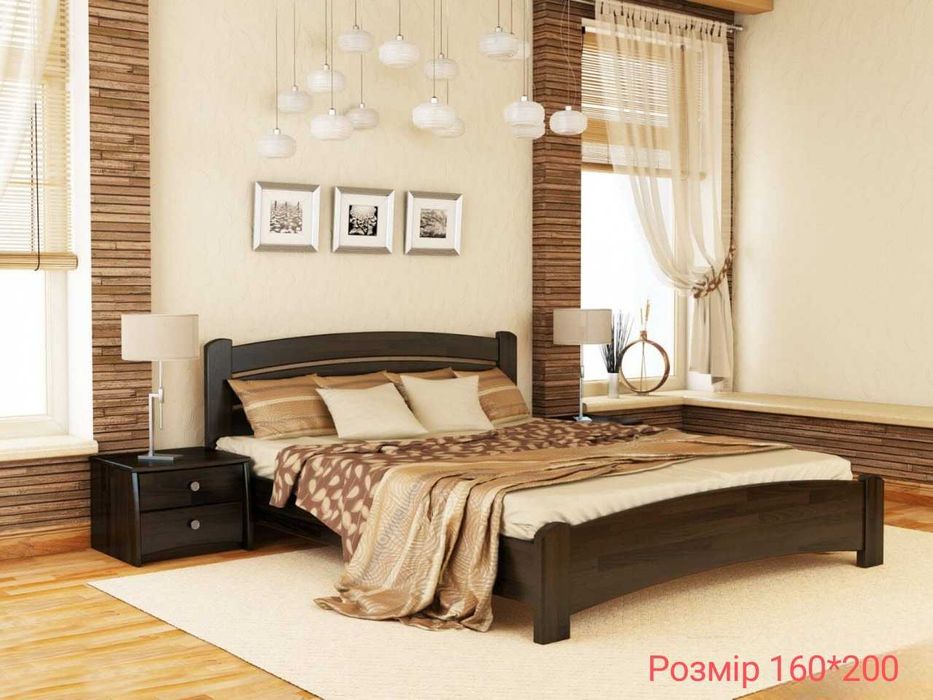 Ліжко з масиву Бука 160*200 Нове