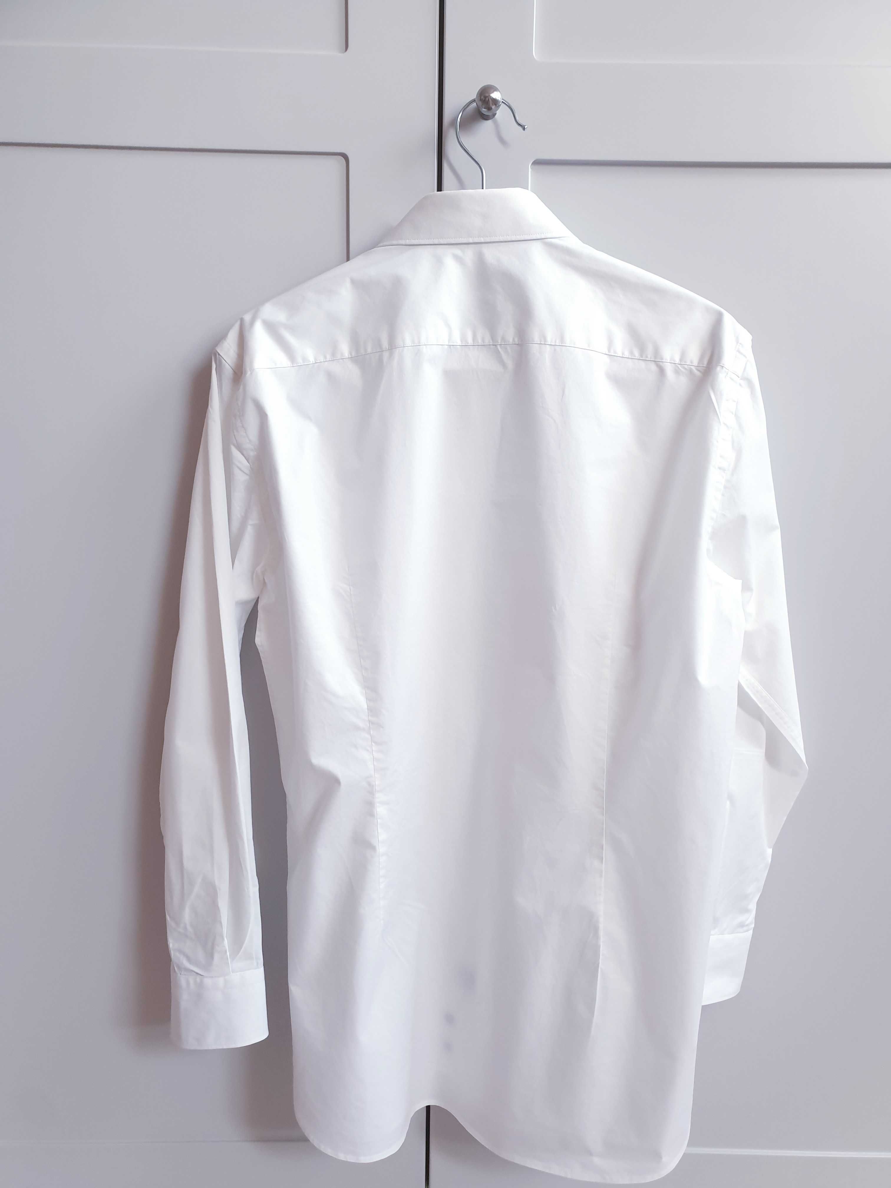 Biała koszula męska slim fit strech Paul Kehl premium S