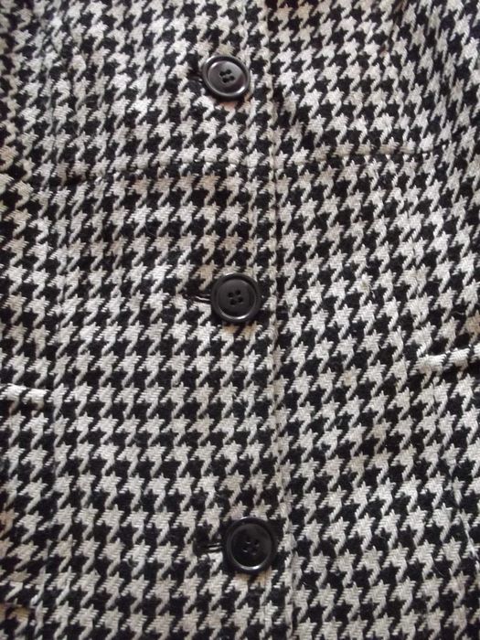 Płaszcz biało-czarny r.38 New Look