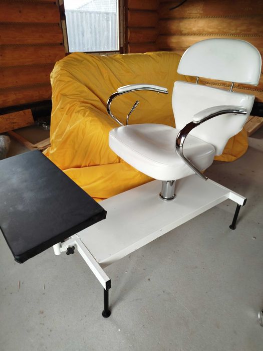 Fotel do Pedicure Hydrauliczny Solidny Regulowany