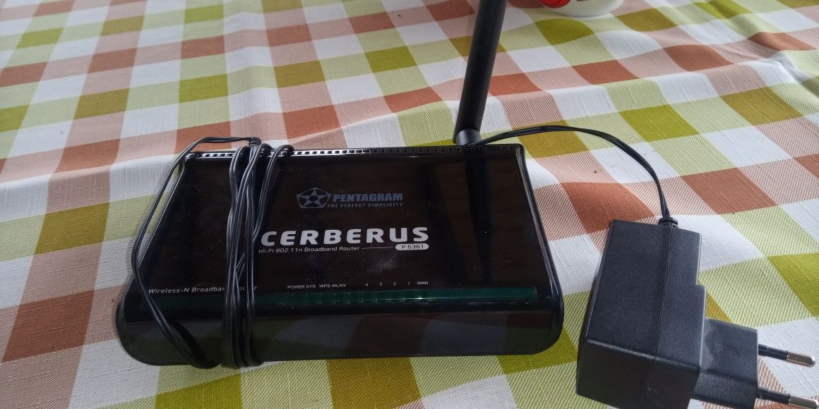 Router pentagram cerberus,mało używany,dobra cena