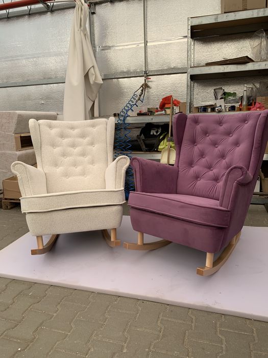 FOTEL Bujak-Uszak na płozach-Żona może bujać męża ;)