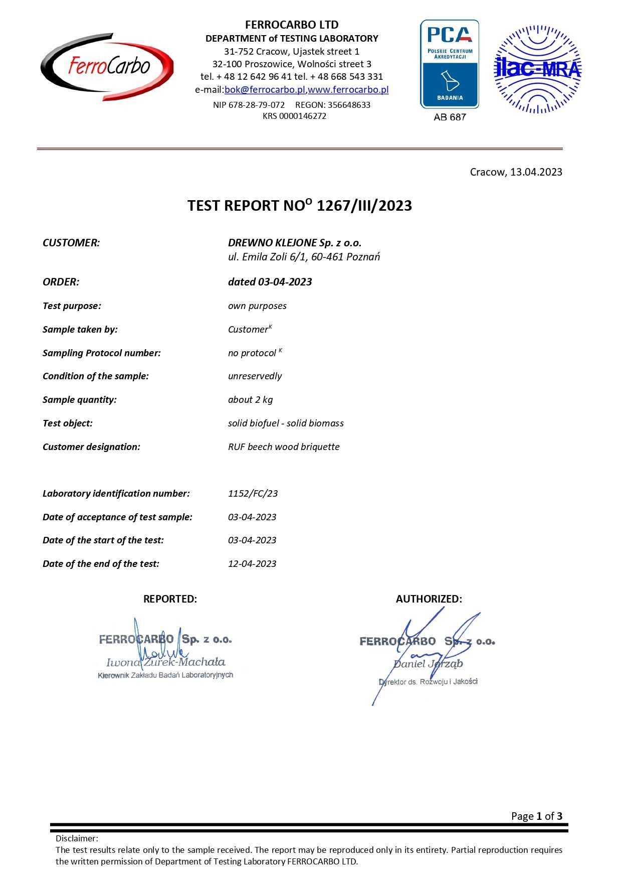Brykiet drzewny RUF buk, dąb 1t  OD PRODUCENTA możliwość dowozu