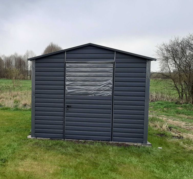 Domek Ogrodowy ANTRACYT  - Pełna obróbka - JESIENNA PROMOCJA