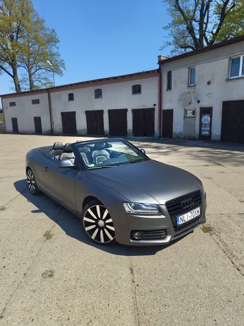 Audi A5 Cabrio 1.8 T śliczne! Szary mat/salon Polska