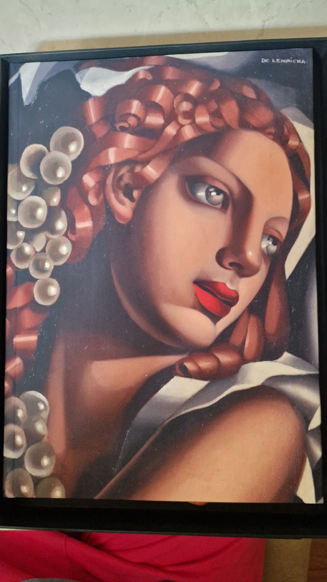 Tamara Łempicka zeszyt, notes w etui, twardej oprawie
