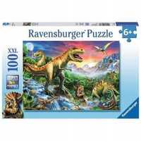 Puzzle 100 Epoka Dinozaurów, Ravensburger
