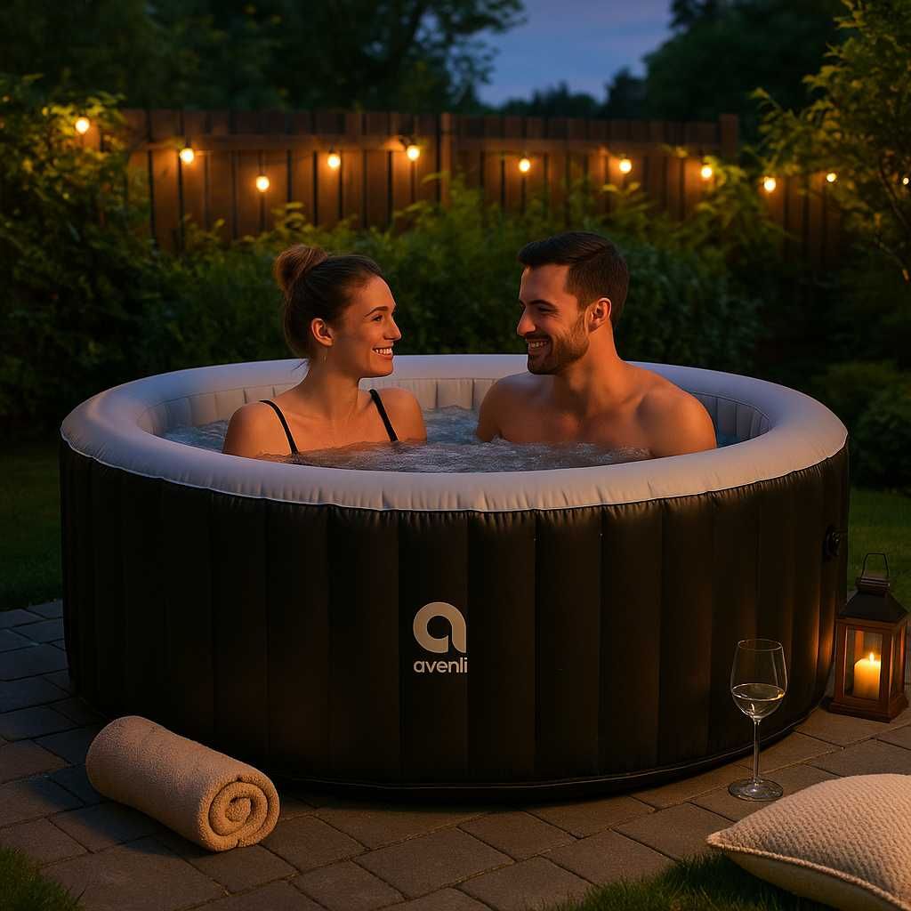 NOWE Podgrzewane Dmuchane Jacuzzi Spa z Hydromasażem Na 3 Osoby+ Filtr