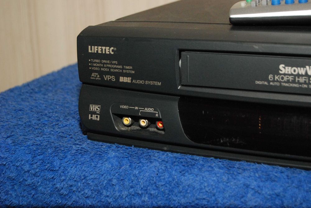 Magnetowid Lifetec 6 głowic HiFi stereo pilot