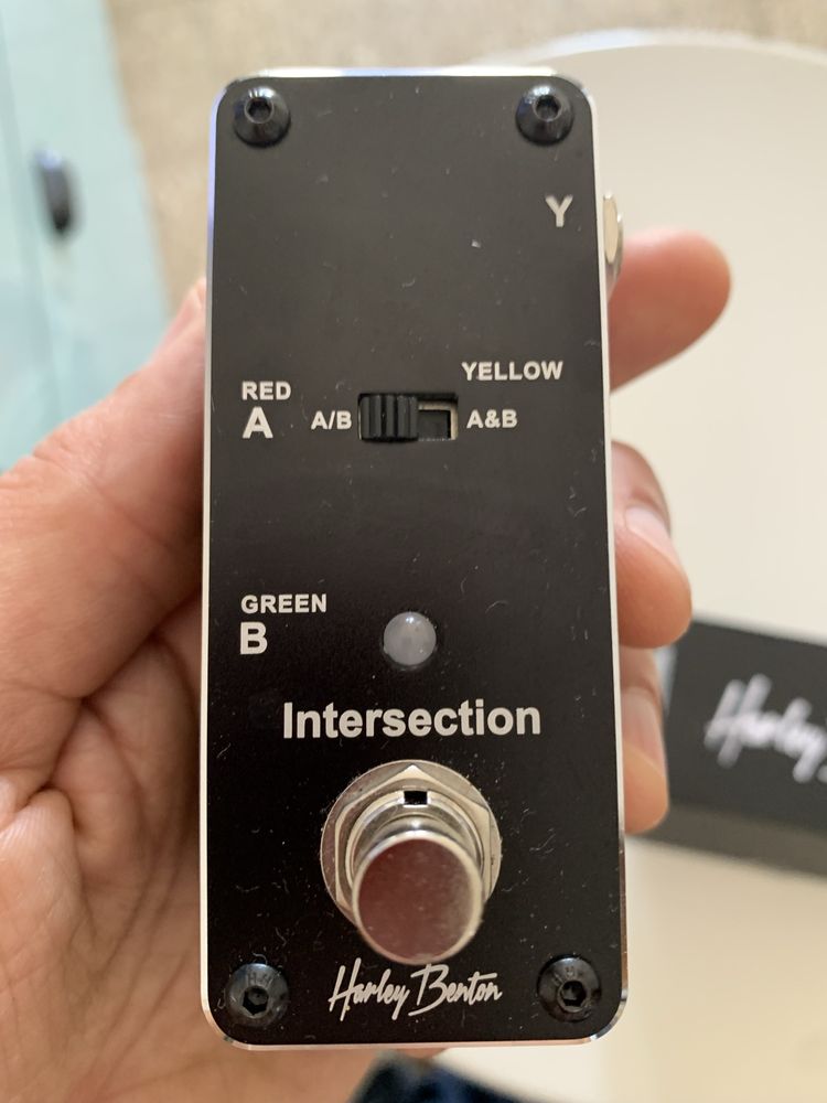 Pedal intersection A B