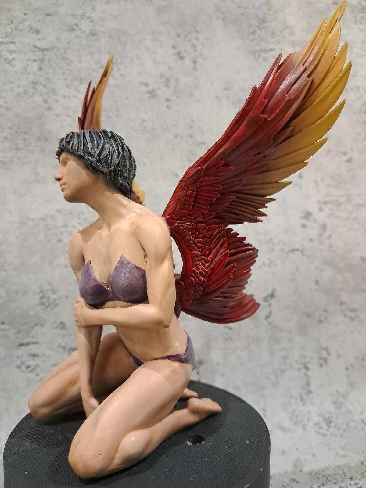 Figurka kolekcjonerska , Anioł , ręcznie malowana , wydruk 3D